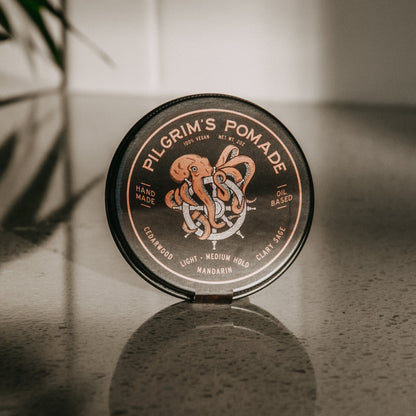 Pilgrim's® Vegan Pomade (Mandarin and Clary Sage)