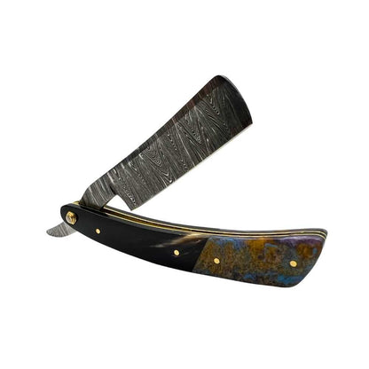 Damascus Steel Straight Razor