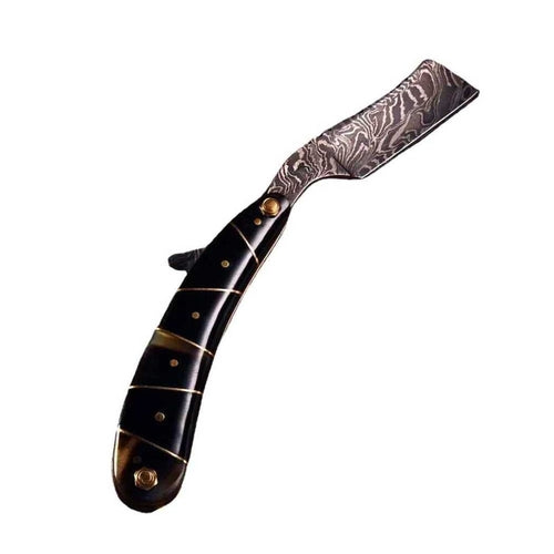 Damascus Steel Straight Razor